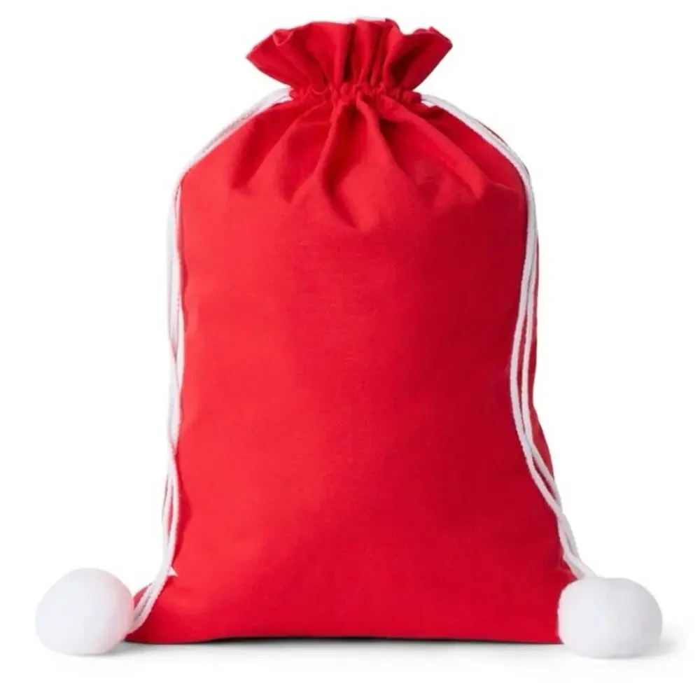 NEW‎ Tipsy Elves Oversized Santa Gift Bag Reusable Holiday Christmas Plush Sack